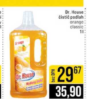 Dr. House čistič podlah orange classic 1l