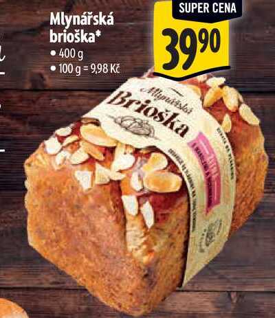 Mlynářská brioška, 400 g