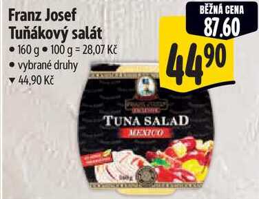 Franz Josef Tuňákový salát, 160 g