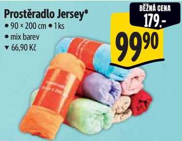 Prostěradlo Jersey