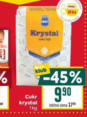 Cukr krystal 1kg