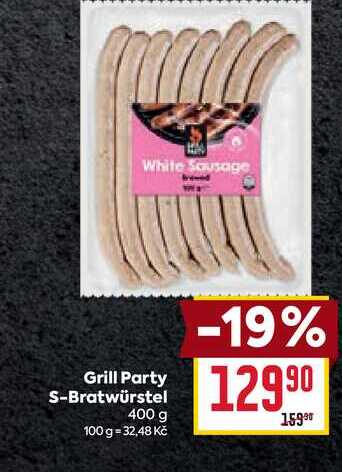 Grill Party S-Bratwürstel 400 g