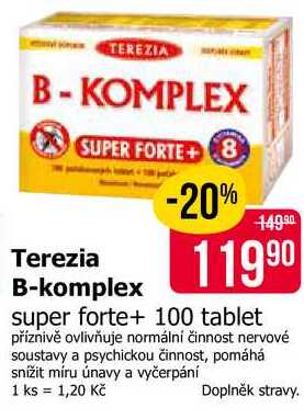 Terezia B-komplex -super forte+ 100 tablet 