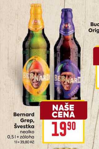 Bernard Grep, Švestka nealko 0,5l