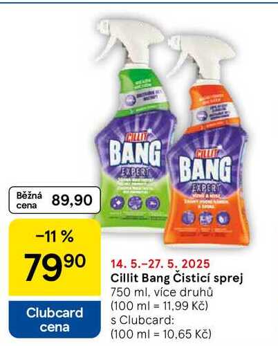 Cillit Bang expert Čisticí sprej, 750 ml