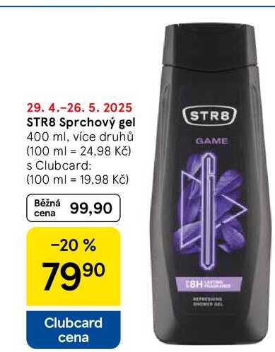 STR8 Sprchový gel, 400 ml, více druhů 