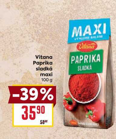 Vitana Paprika sladká maxi 100g