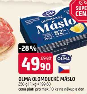 Olma olomoucké máslo 250g