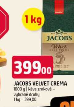 Jacobs Velvet crema 1000g