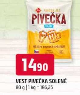 Vest pivečka solené 80g