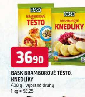Bask bramborové těsto knedlíky 400 g vybrané druhy 