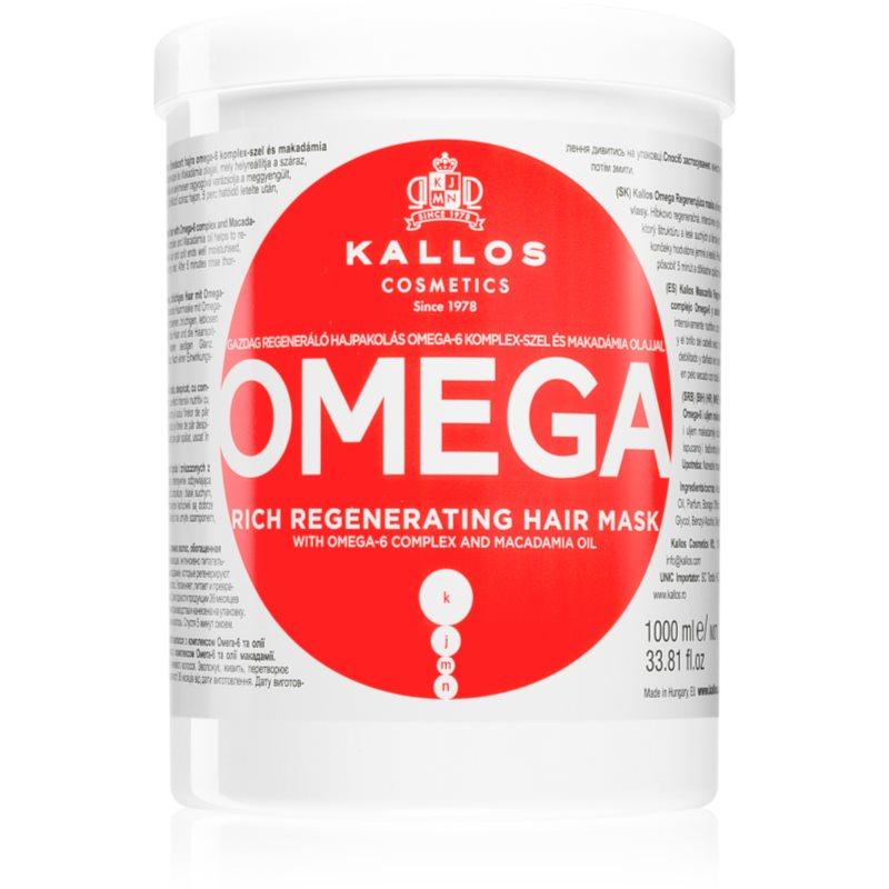 Kallos KJMN Professional Omega vyživující maska na vlasy s omega 6 komplexem a makadamia olejem 1000 ml