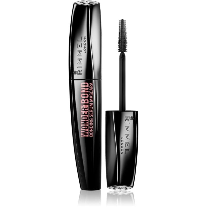 Rimmel Wonder Bond objemová a prodlužující řasenka pro podporu růstu řas odstín Black 11 ml
