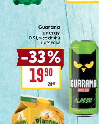 Guarana energy 0,5l