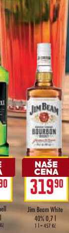 Jim Beam White 40% 0,7l