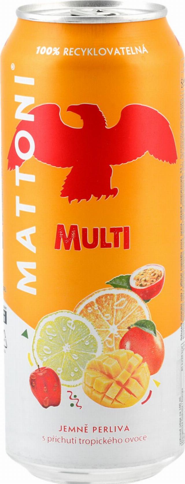 Mattoni Minerální voda ochucená