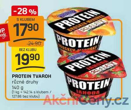 PROTEIN TVAROH různé druhy 140 g