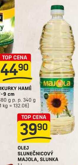 OLEJ SLUNEČNICOVÝ MAJOLA 1l