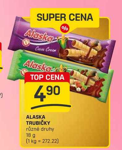 ALASKA TRUBIČKY různé druhy 18 g