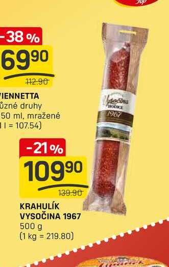 VYSOČINA 1967 500 g