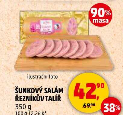 ŠUNKOVÝ SALÁM ŘEZNÍKŮV TALÍŘ, 350 g 
