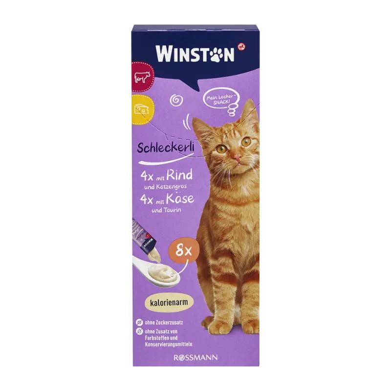 Winston Snack pro kočky hovězí se sýrem, 120 g