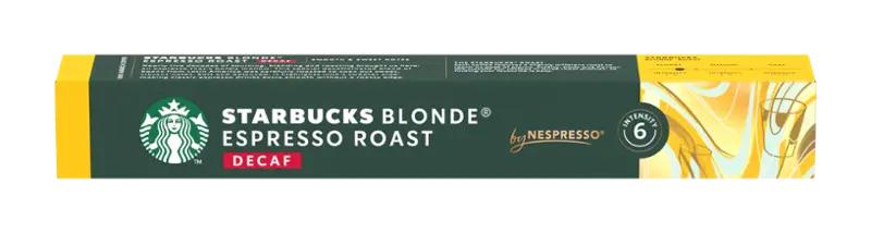 Starbucks Kávové kapsle Starbucks by Nespresso Blonde Espresso Roast Decaf, 10 ks