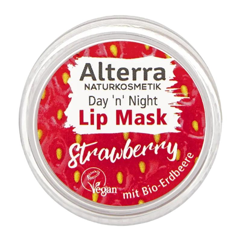 Alterra Naturkosmetik Maska na rty day'n' night 01 Strawberry, 1 ks