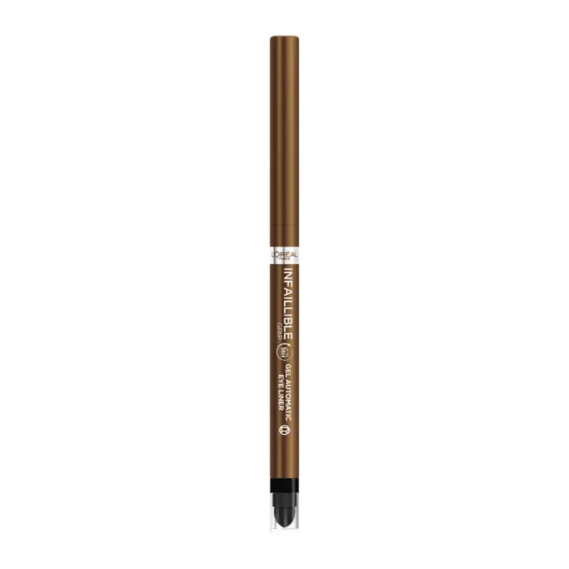 L'Oréal Tužka na oči Infaillible Grip Gel Automatic Liner 12 Bronzed Expresso, 1.2 g