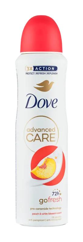 Dove Antiperspirant sprej pro ženy Advanced Care Broskev, 150 ml