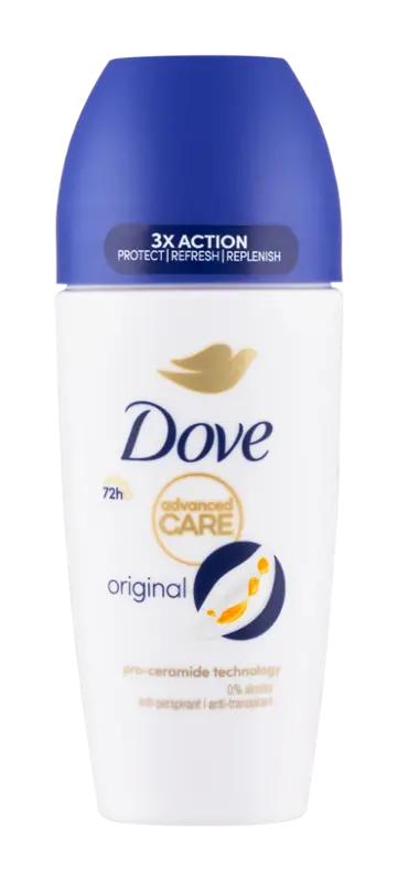Dove Antiperspirant roll-on pro ženy Advanced Original, 50 ml