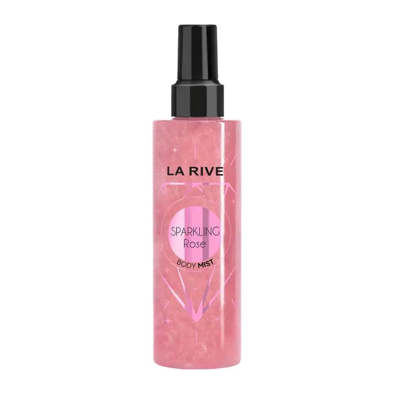 LA RIVE Sparkling Rose tělový třpytivý sprej, 200 ml