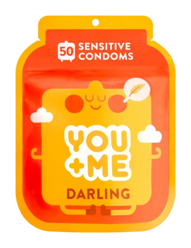 YOU & ME Kondomy s extra tenkou stěnou Darling, 50 ks