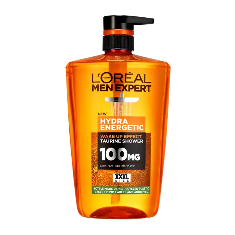 L'Oréal Men Sprchový gel Hydra Energetic, 1 l