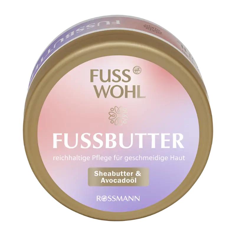 Fusswohl Máslo na nohy s avokádovým olejem, 150 ml