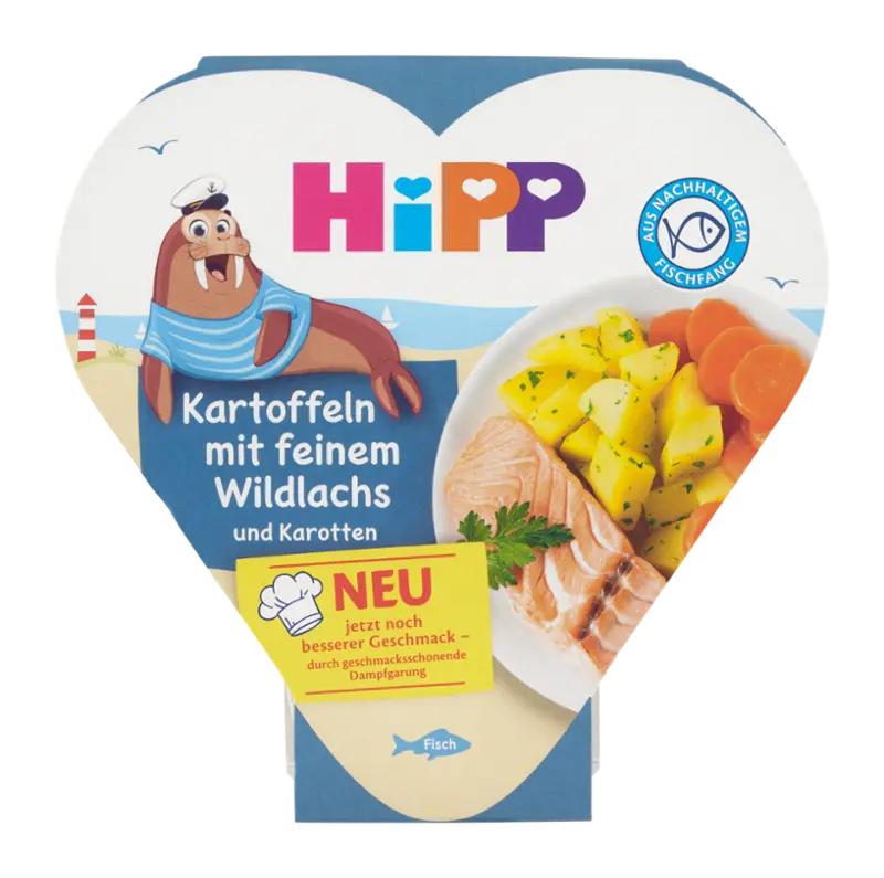 HiPP Příkrm brambory se zeleninou a jemným lososem, 250 g
