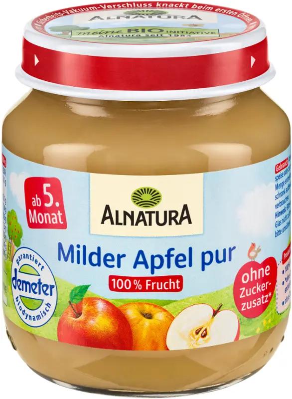 Alnatura BIO Ovocný příkrm jablko, 125 g