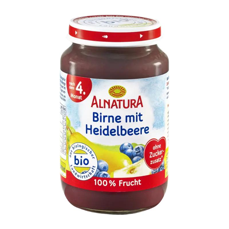 Alnatura BIO Ovocný příkrm hruška a borůvka, 190 g