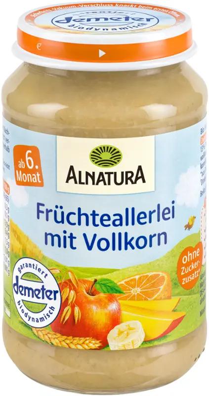 Alnatura BIO Ovocný příkrm jablko, banán a vločky, 190 g