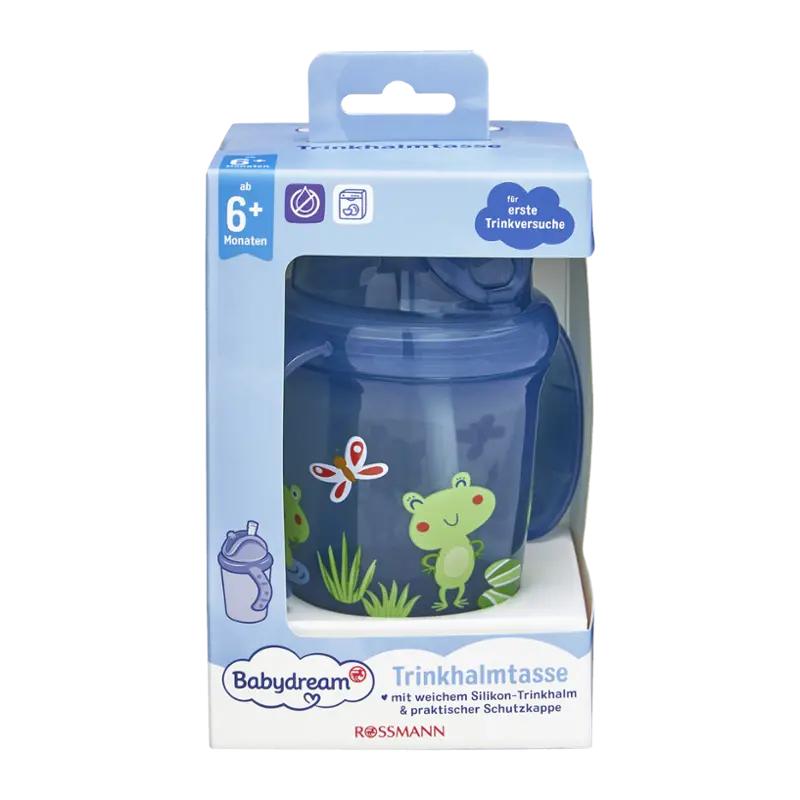 Babydream Hrnek se slámkou 240 ml, různé druhy, 1 ks