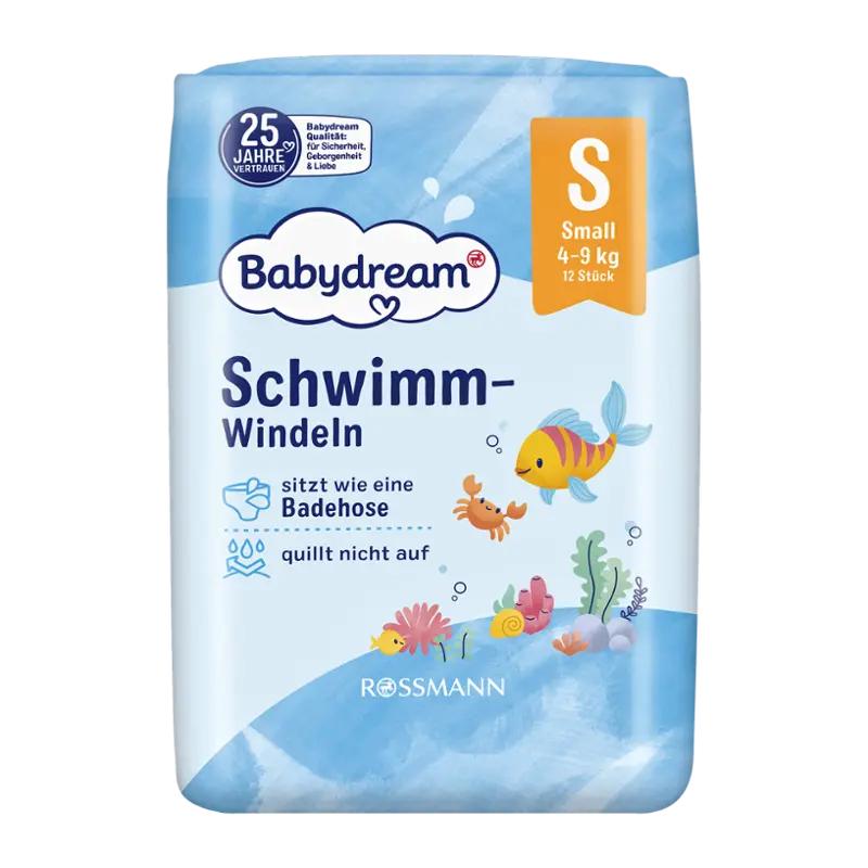Babydream Plenkové kalhotky 4 - 9 kg, vel. S, 12 ks