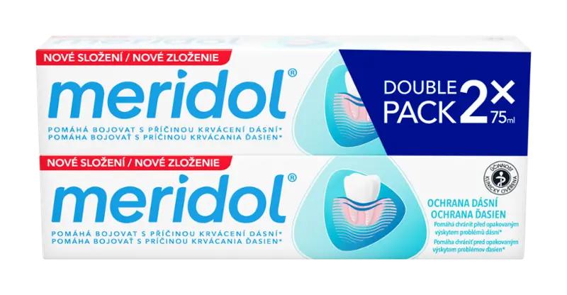 meridol Zubní pasta pro ochranu dásní duopack 2x 75 ml, 150 ml