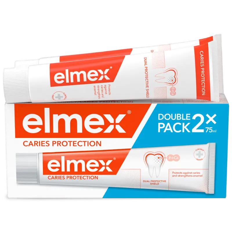 elmex Zubní pasta Caries Protection duopack 2x 75 ml, 150 ml