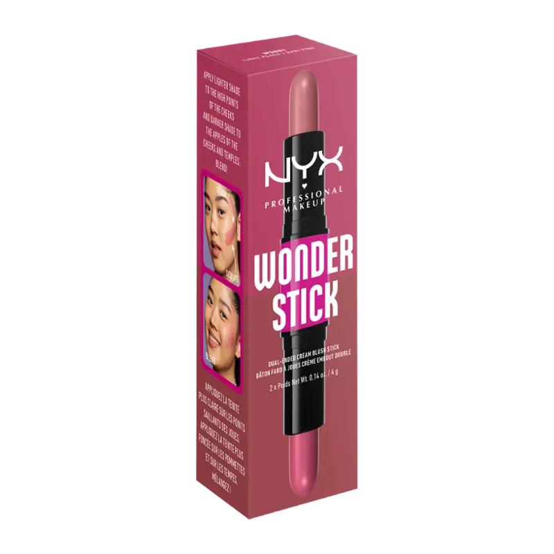 NYX Professional Makeup Tvářenka Wonder Stick Blush 01 Light Peach and Baby Pink, 1 ks