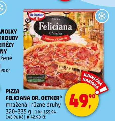PIZZA FELICIANA DR. OETKER, 320-335 g 