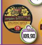 SUN Argan Bronz opalovací máslo 200ml OF 25