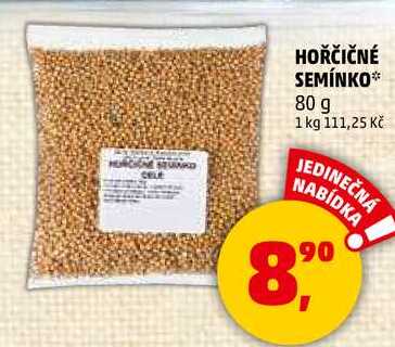 HOŘČIČNÉ SEMÍNKO, 80 g 