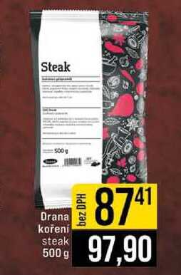 Drana koření steak 500 g