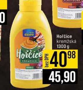 Hořčice kremžská 1300 g