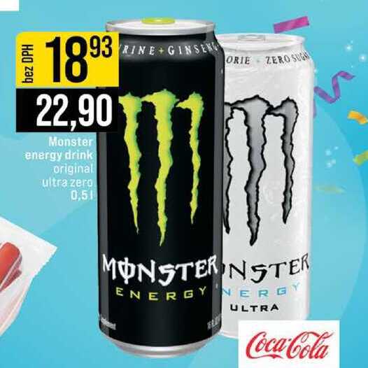 Monster energy drink original ultra zero 0,5l